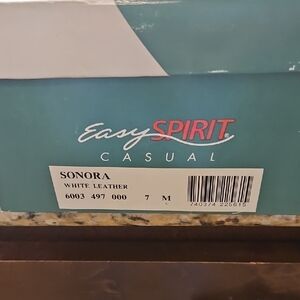 Easy Spirit Sonora White Leather Footwear With Box